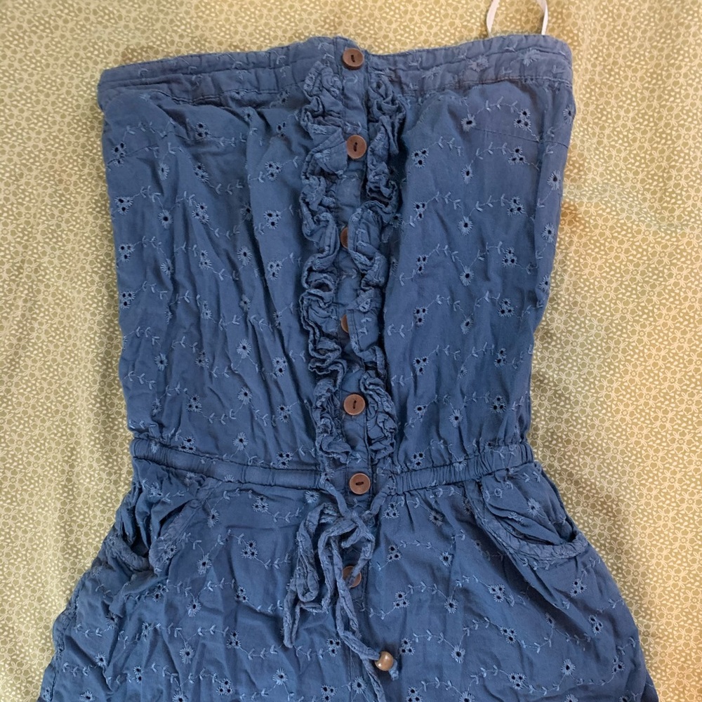 Like a ashy blue color romper